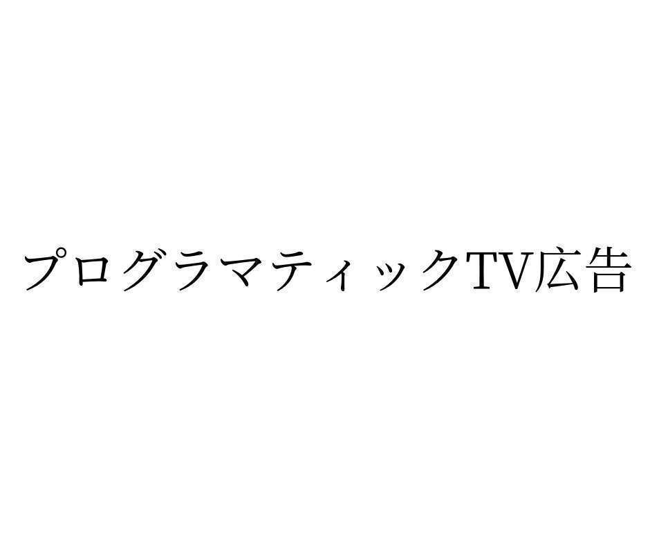 プログラマティックTV広告とは-その意味と、日本のプログラマティックTV広告市場について-